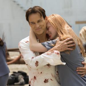 Still of Stephen Moyer and Deborah Ann Woll in Tikras kraujas 2008