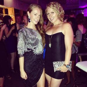 Krista Hovsepian and Brittany Johnson at Young Emerging Actors Assembly TIFF 2014 Opening Night Event
