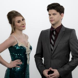 Hosts of CMT's Ca$hmob! Jenna Warriner and Andrew Chapman