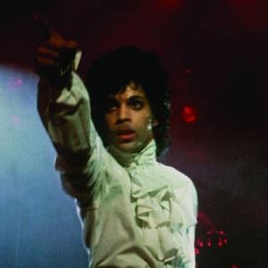 Still of Prince in Purple Rain 1984
