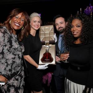 Janelle Odair presenting Award to Oprah Winfrey - SB Film Festival