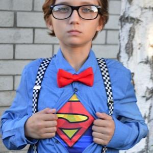 Ryan Veronick as Clark Kent for Halloween 2015
