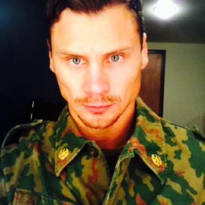 Art Kulik as a Russian soldier at Conan OBrien tv show 2014