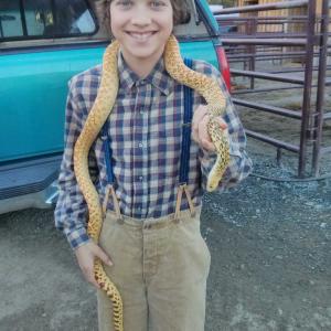 Will and the snake from When Calls the heart