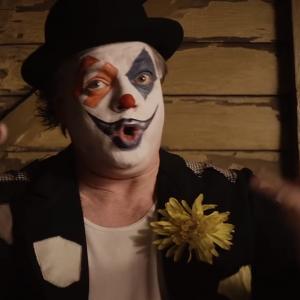 Crazy Head Clown in William Clark Greens Music Video Ringling Road
