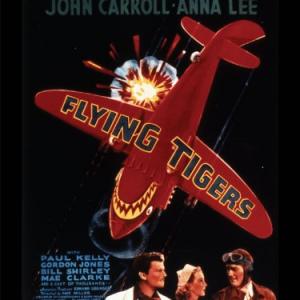 John Wayne John Carroll and Anna Lee in Flying Tigers 1942