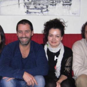 Vladimir Cruz, Ana Hernández Sanchiz, Juan Pablo Shuk, Deborah Dominguez, Jesús Prieto and Raquel Ramos at Table Reading for The Good Soul, 2013