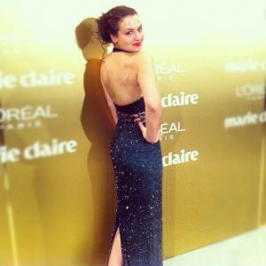 Deborah Dominguez at Event for Marie Claire Awards 2013