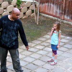 On the set of THE LITTLE GIRL with Writer  Director Timothy Folsome