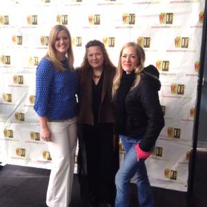 THE LAST LIGHT short film team taking home Audience Award from Post Alley Film Festival 2014 From left Jennifer Cummins Director Persephone Vandegrift ScreenwriterCoProducer and Telisa Steen Lead Actress