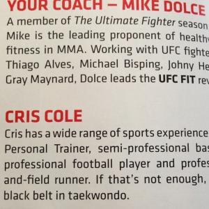 UFC Fit Cris Cole