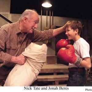 as Johnny Keating in Corktown57 Odyssey Theatre Los Angeles Pictured with stage grandpa Nick Tate