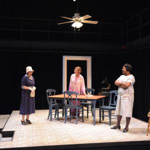 As Aunt Gert in A YOUNG LADY OF PROPERTY by Horton Foote at REP STAGE with Marilyn Bennett and Erica McLaughlin