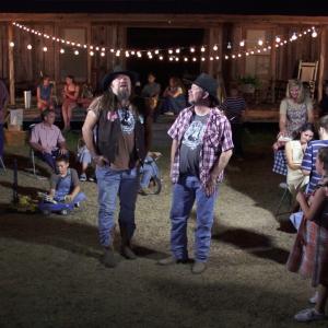family reunion scene from Back on the Farm