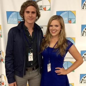 Darielle Deigan and Baker Chase from the nominated web series Dating Pains at the New Media Film Festival June 2015
