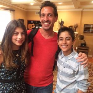 Cassidy Mack with ADOPTING DREAMS director Gregory Poppen and Karan Brar