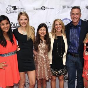 Cassidy Mack  her forever family at the Launch of her foundation Love Gives Chances