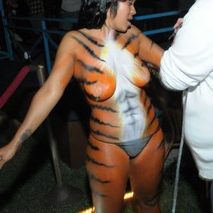 Body Paint at Cabana Club in Hollywood by Matthew Clark