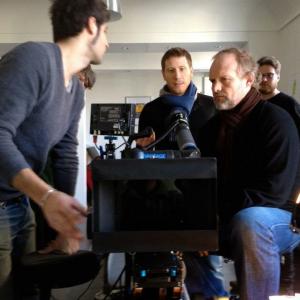 set picture from La faille short film with dop Christophe Beaucarne