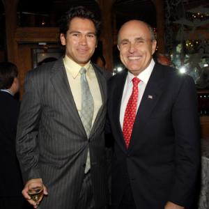 Johnny Damon and Rudy Giuliani