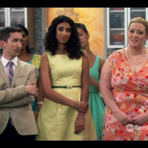 Ryan Alvarez Hina Khan and Michelle Meredith in Young and Hungry