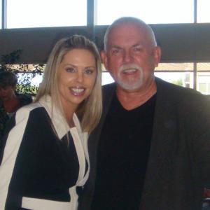 Gina with John Ratzenberger at the What If... premiere