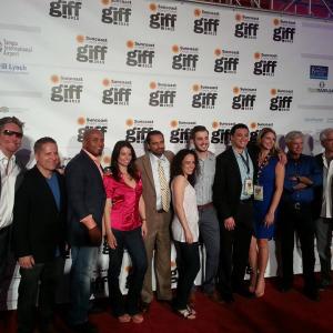 Gasparill Film Festival...cast of American Hostage, winner of best feature film