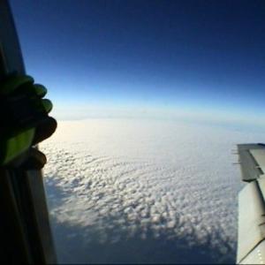 Gregory Chater pausing just before exiting at 31,000ft