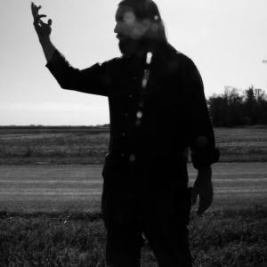 Thom Stark on location in Hanover Indiana during production of his debut short film Note to Self