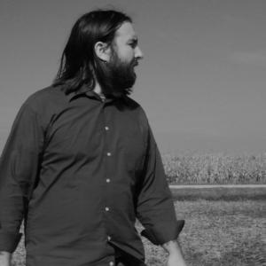 Thom Stark on location in Hanover Indiana during production of his debut short film Note to Self