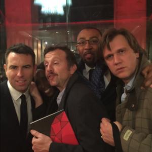 Paul Craig and friends attempting to escape the British Independent Film Awards 2014