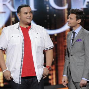 Still of Ryan Seacrest and Jeremy Rosado in American Idol The Search for a Superstar 2002