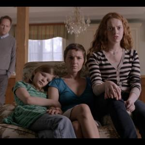 Still of Tom Barnett, Peyton Kennedy, Shannon Doyle and Zoe De Grand Maison in An Officer and a Murderer