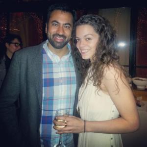 Kal Penn and Grace Gray at the Premiere of The Sisterhood of Night, April 2015