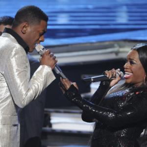 Fantasia Barrino Special Guest and Joshua Ledet in American Idol The Search for a Superstar 2002