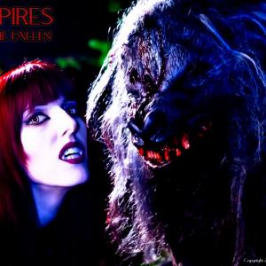 Scarlett and Wolf from Vampires: Rise of the Fallen ... publicity shot.