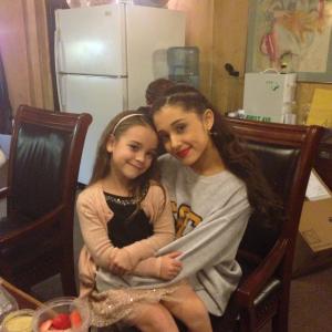 Caitlyn and Ariana Grande Dec 2012