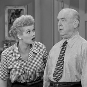 Still of Lucille Ball and William Frawley in I Love Lucy 1951
