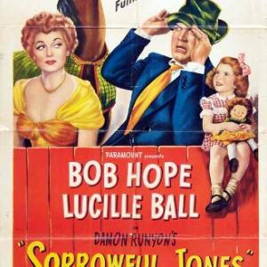 Lucille Ball, Bob Hope and Mary Jane Saunders in Sorrowful Jones (1949)