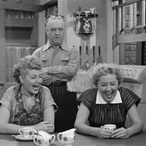 Still of Lucille Ball, William Frawley and Vivian Vance in I Love Lucy (1951)