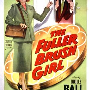 Eddie Albert and Lucille Ball in The Fuller Brush Girl (1950)