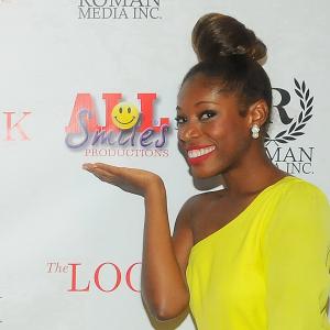 Producer/Actress/host Tysha Williams at screening of THE LOOK