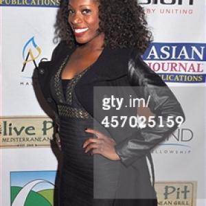 Model/Actress/Dancer Tysha Williams at the SPAN Philippines Relief Fundraiser