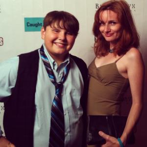 Amy Hoerler and Jordan Alfonzo at the Caught In The Middle screening