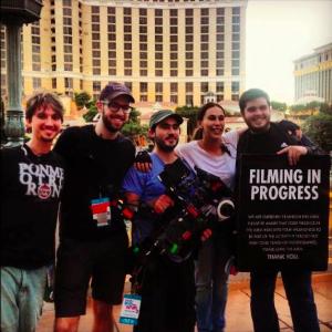 Até que a Sorte nos Separe 2 (2013) - camera crew @ Fountains Of Bellagio (Las Vegas)