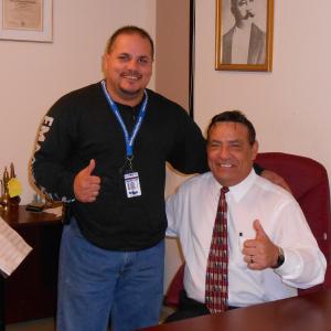 With Santiago CHAGO Martinez Former Mayor in Puerto Rico Master musician Band DirectorMusic School Director and Actor