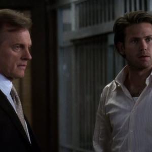 Still of Stephen Collins and Matthew Davis in Law & Order: Special Victims Unit (1999)