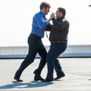 Still of Nick Frost and Chris ODowd in Cuban Fury 2014