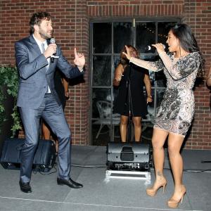 Chris ODowd and Jessica Mauboy at event of The Sapphires 2012