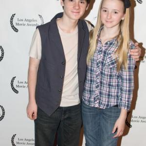 William Leon with Liv Southard at the Los Angeles Movie Awards